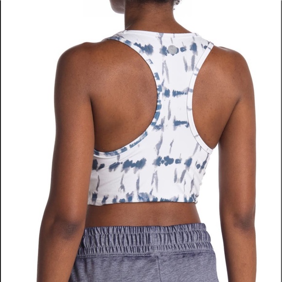 Threads 4 Thought Kady Blue Indigo Stripe Wash Crop Top. - XL - Picture 3 of 5